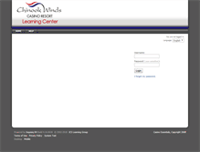 Tablet Screenshot of chinook.ce-lms.com